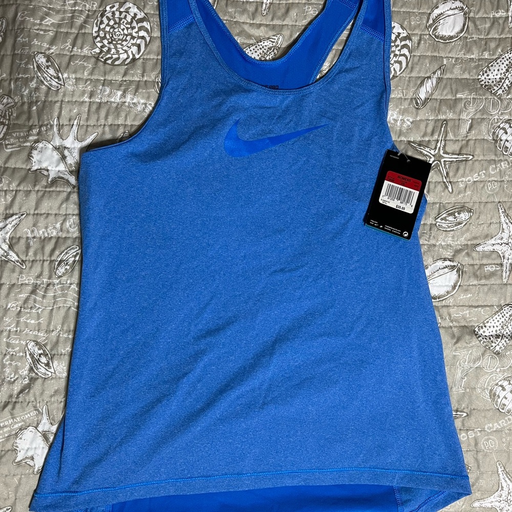 Nike Women's Blue Tank Top